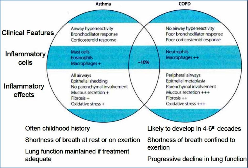 Asthma Vs COPD Clinical Features