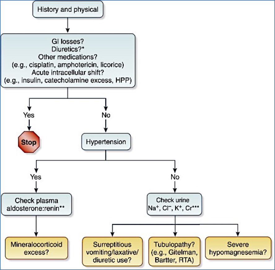 electrolyte imbalances - Hypokalaemia