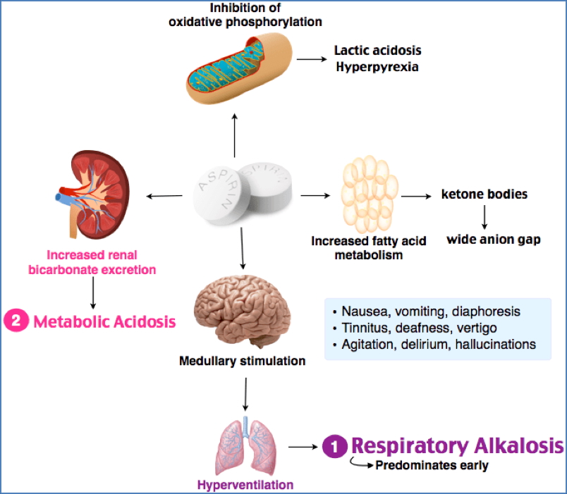 toxicity of common drugs: Aspirin