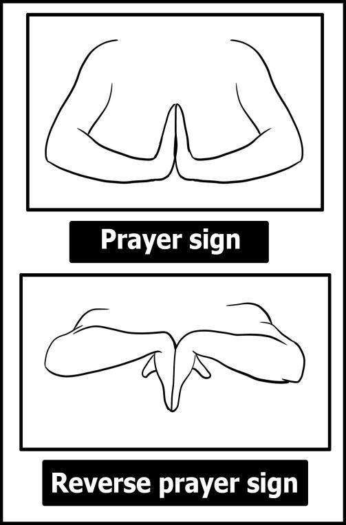 prayer sign