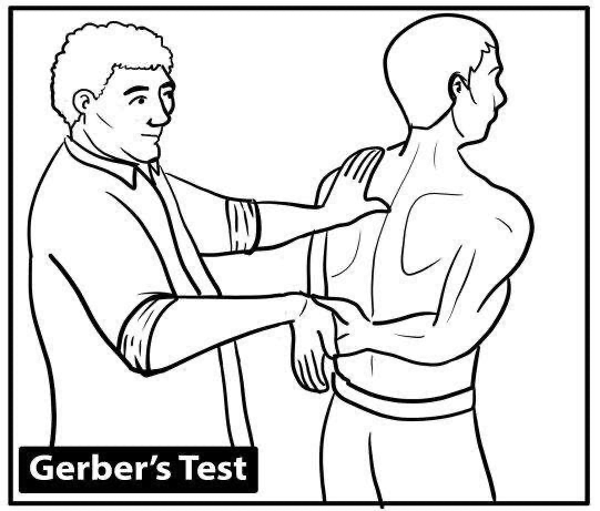 Shoulder Exam - Gerber's Test